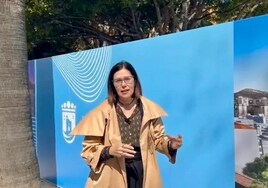 La portavoz del PSOE en el Ayuntamiento de Marbella, Isabel Pérez.