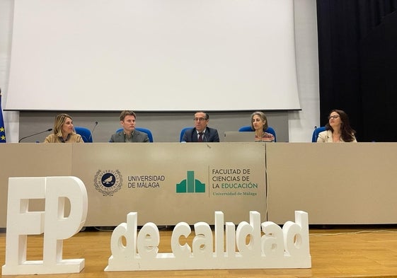 Acto inaugural de las jornadas, que se celebran en la Facultad de Ciencias de la Educación.