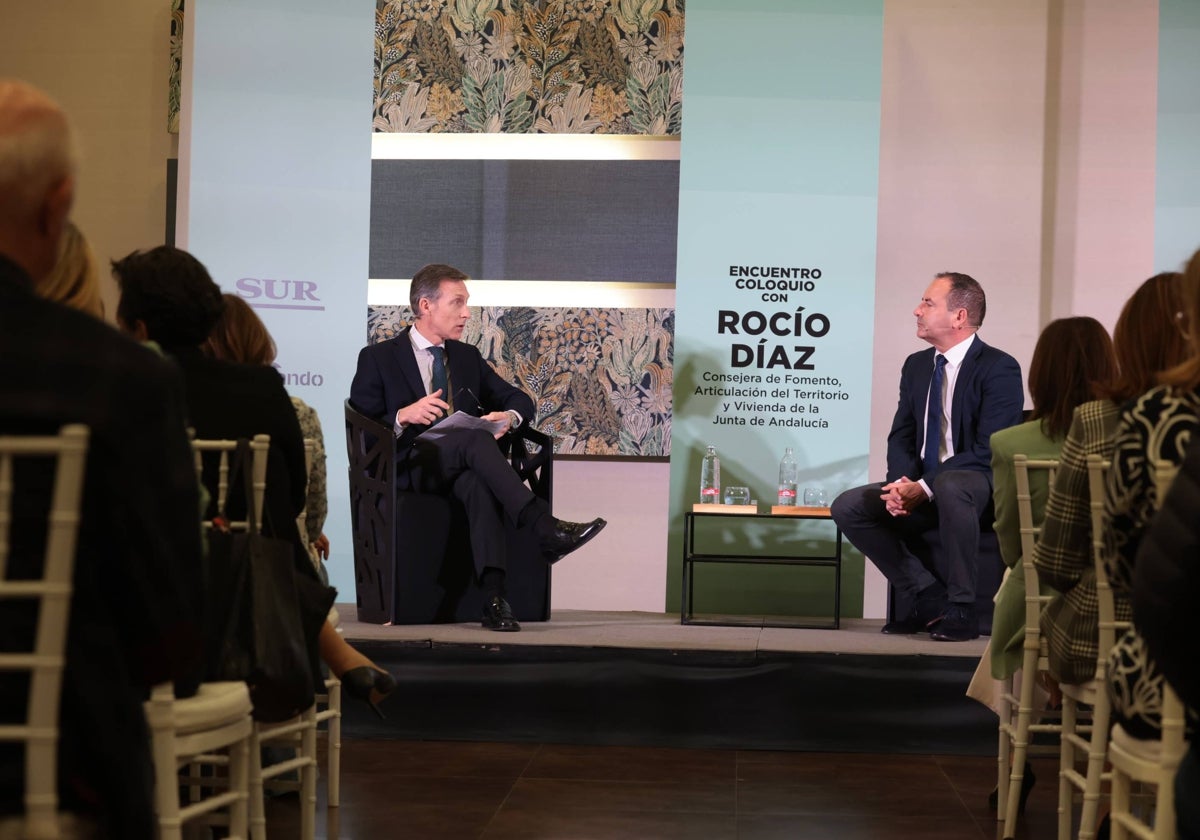 Luis Sánchez Manzano, durante su intervención en el foro de SUR.