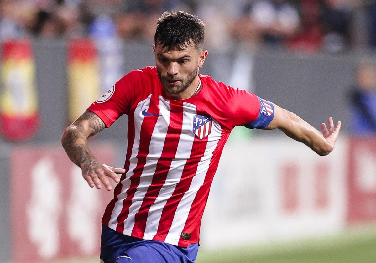 Sergio Guerrero 'Mini' en un partido de esta temporada con el Atlético de Madrid 'B'.