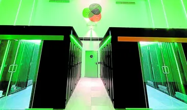 El interior del 'data center' Data Rush en Málaga.
