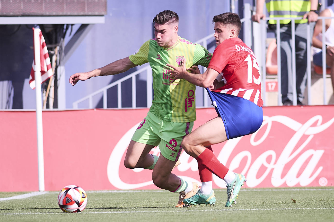 El Atlético de Madrid B- Málaga, en imágenes