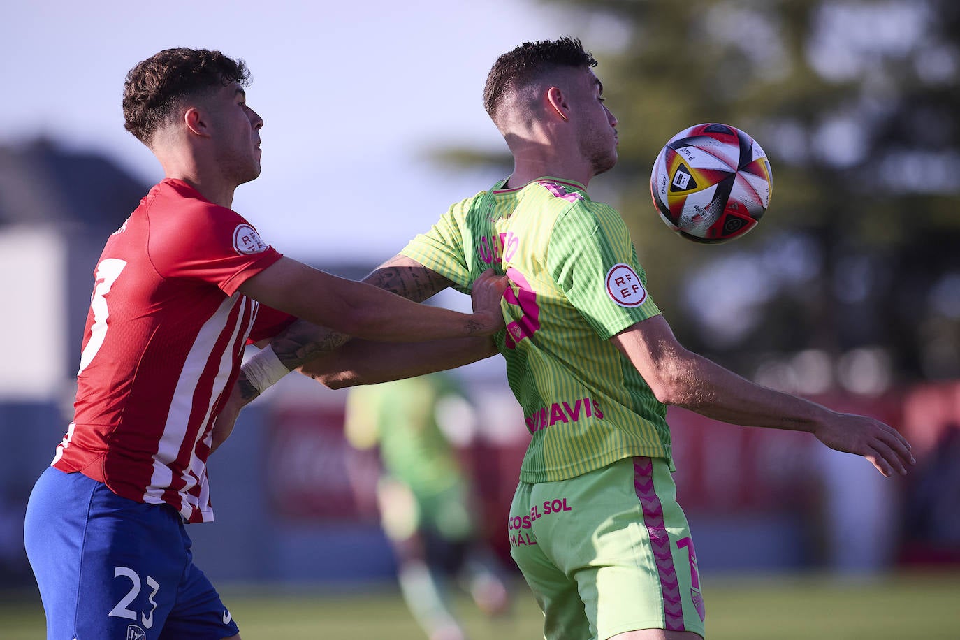 El Atlético de Madrid B- Málaga, en imágenes