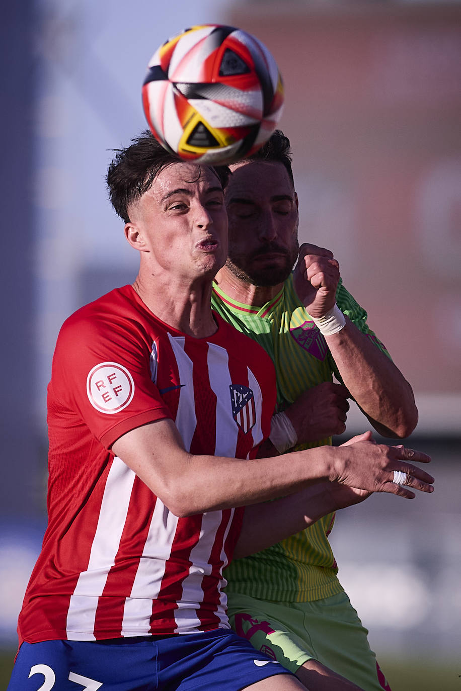 El Atlético de Madrid B- Málaga, en imágenes