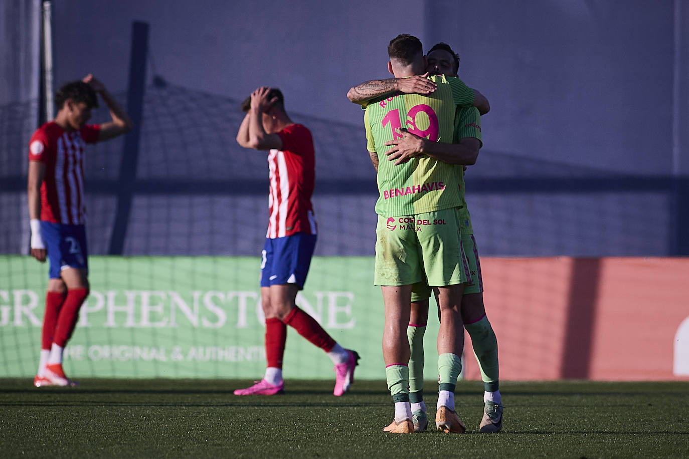 El Atlético de Madrid B- Málaga, en imágenes