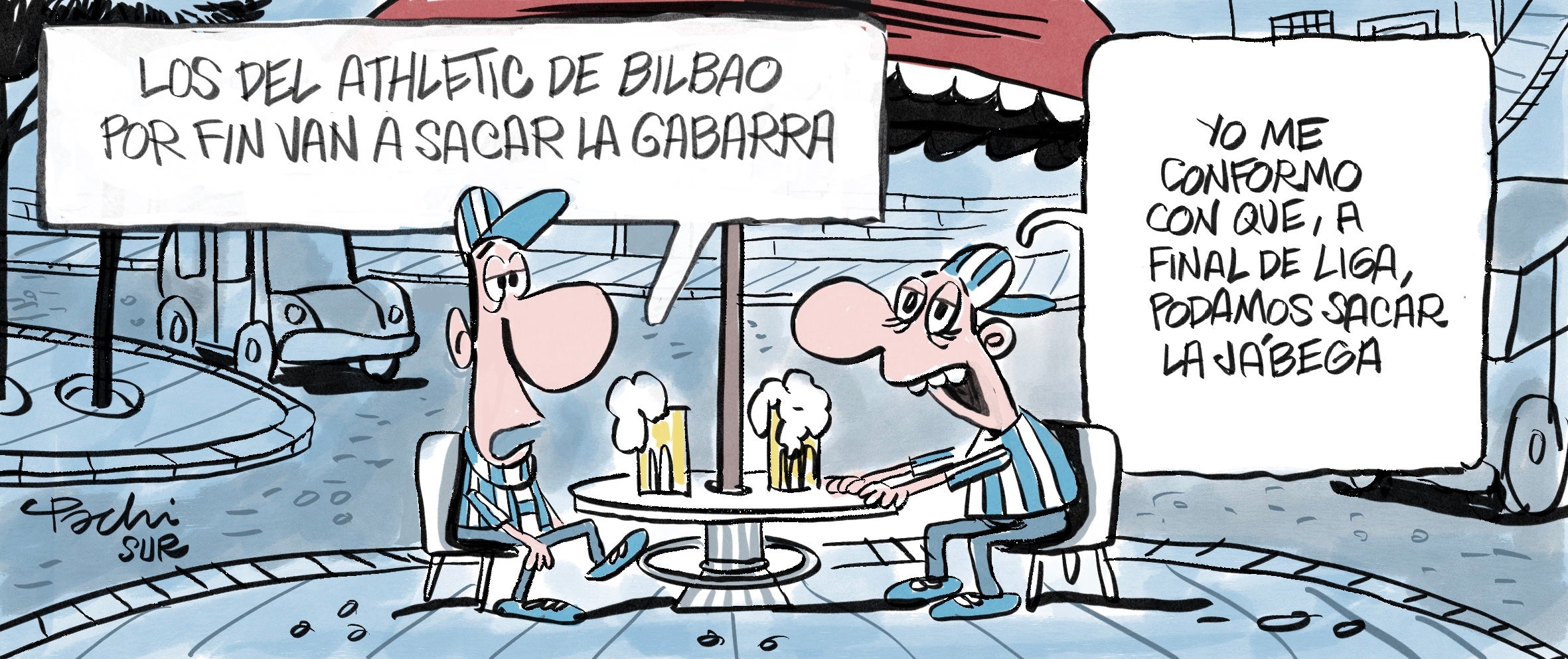 Las viñetas de Pachi sobre la actualidad del Málaga, Unicaja y el deporte