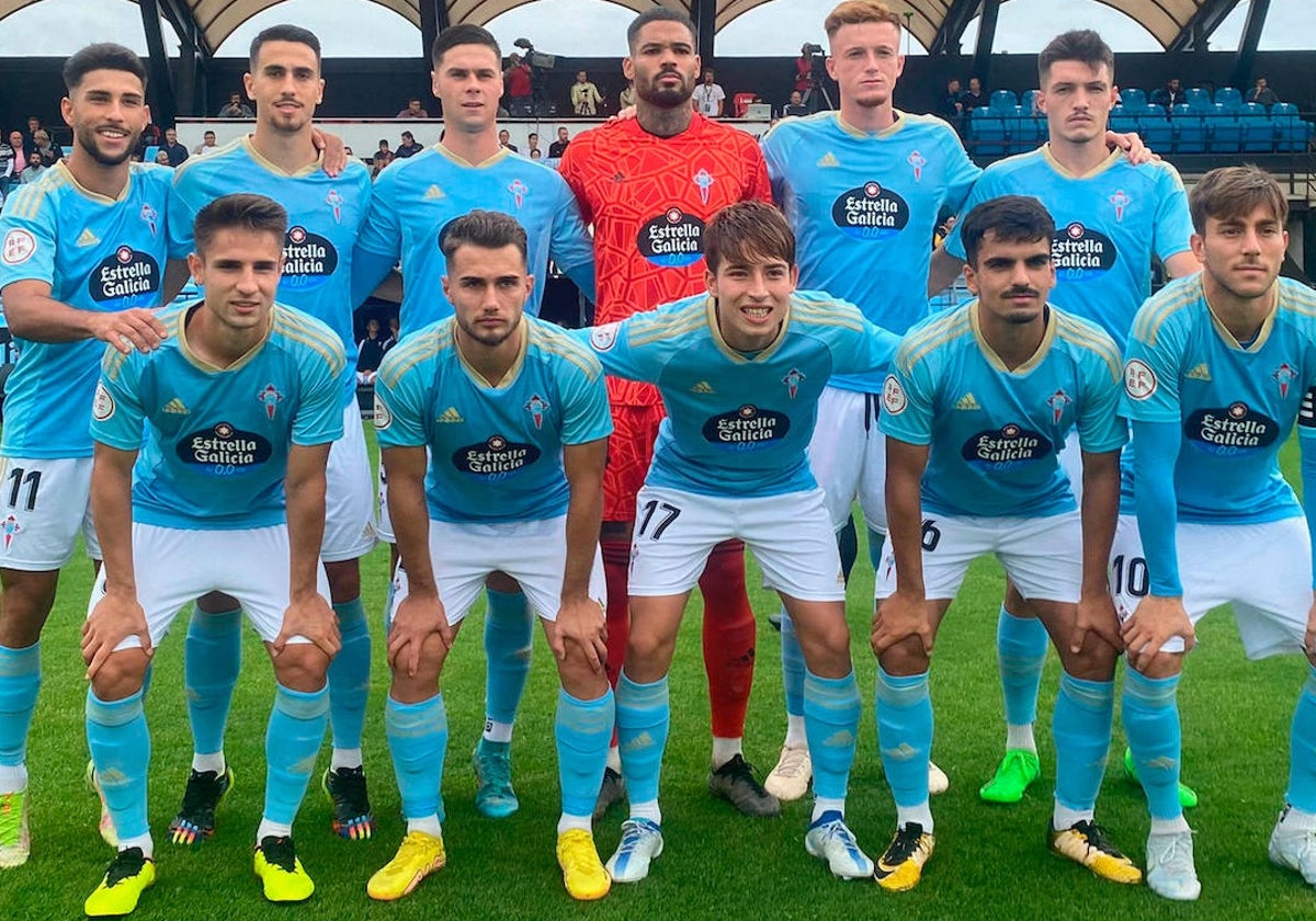 Un once del Celta B.