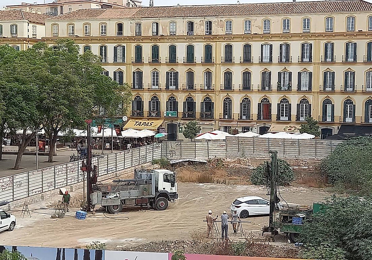 Últimos sondeos que se realizaron en la parcela del Astoria.