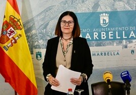 La portavoz socialista en Marbella, Isabel Pérez.