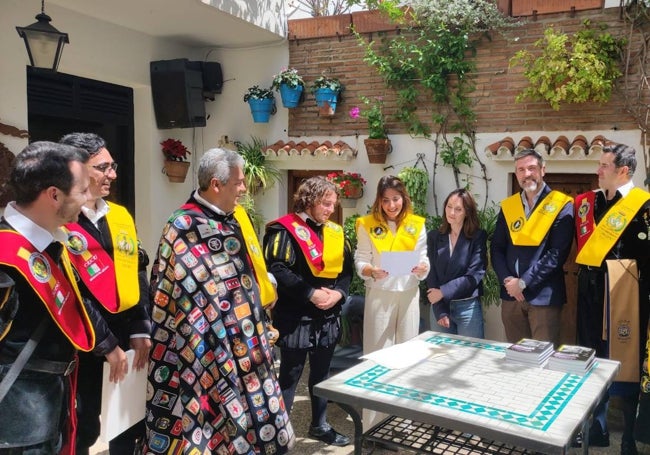 Las tuna de Medicina, en Mijas, en el acto de hermanamiento con la de México.