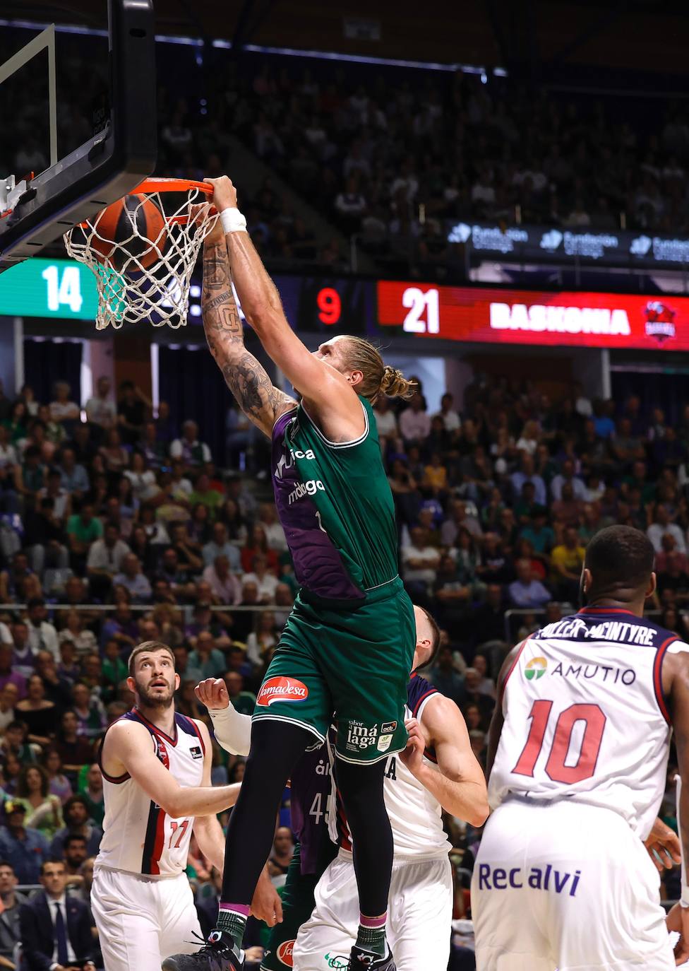 Las mejores imágenes del Unicaja-Baskonia