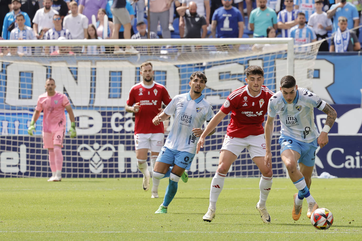 Las mejores fotos del Málaga-Murcia en La Rosaleda