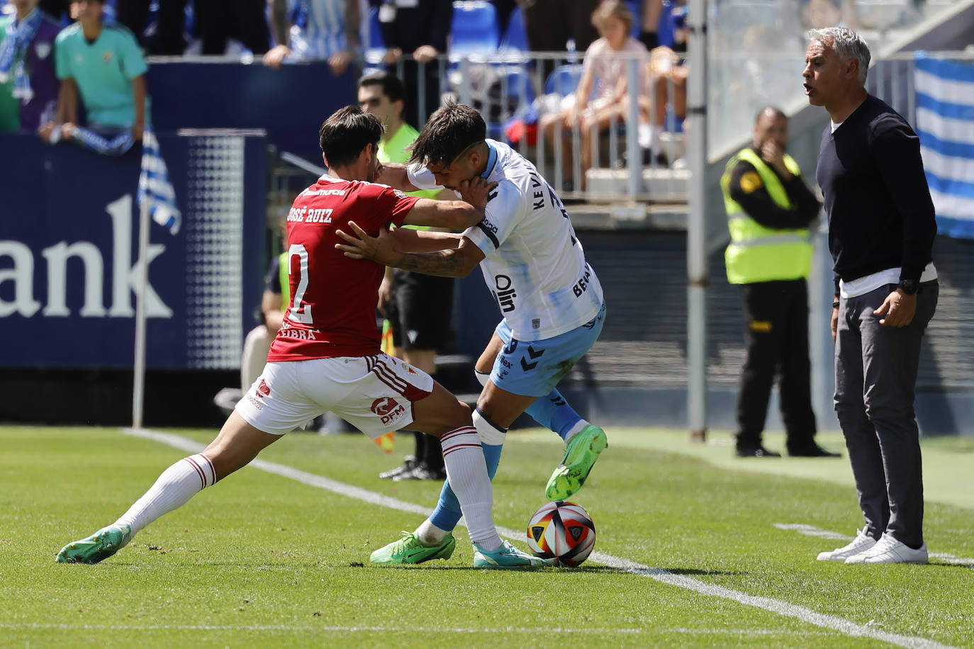 Las mejores fotos del Málaga-Murcia en La Rosaleda