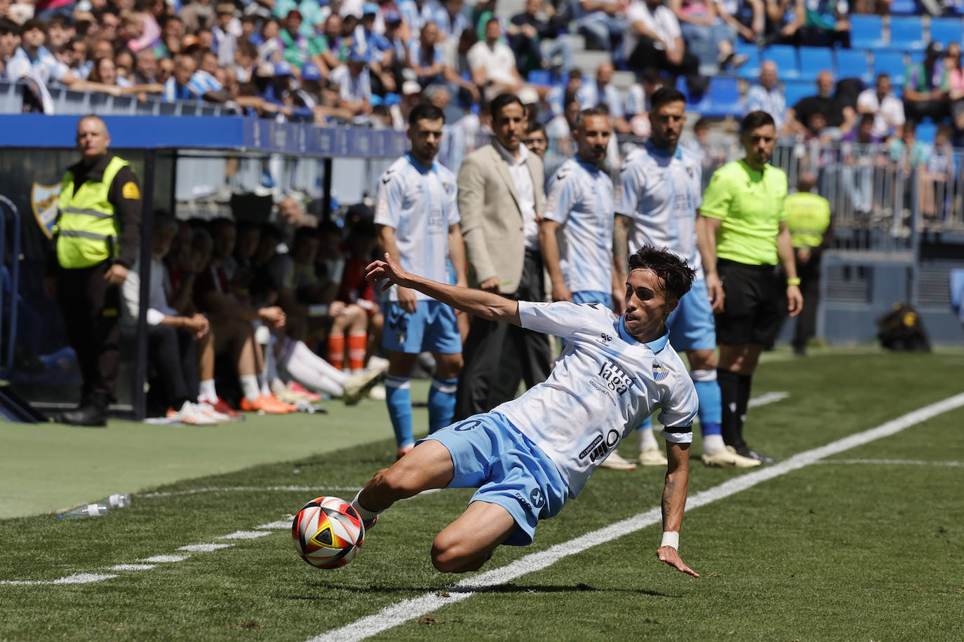 Las mejores fotos del Málaga-Murcia en La Rosaleda