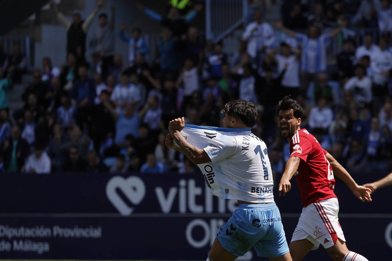 Las mejores fotos del Málaga-Murcia en La Rosaleda