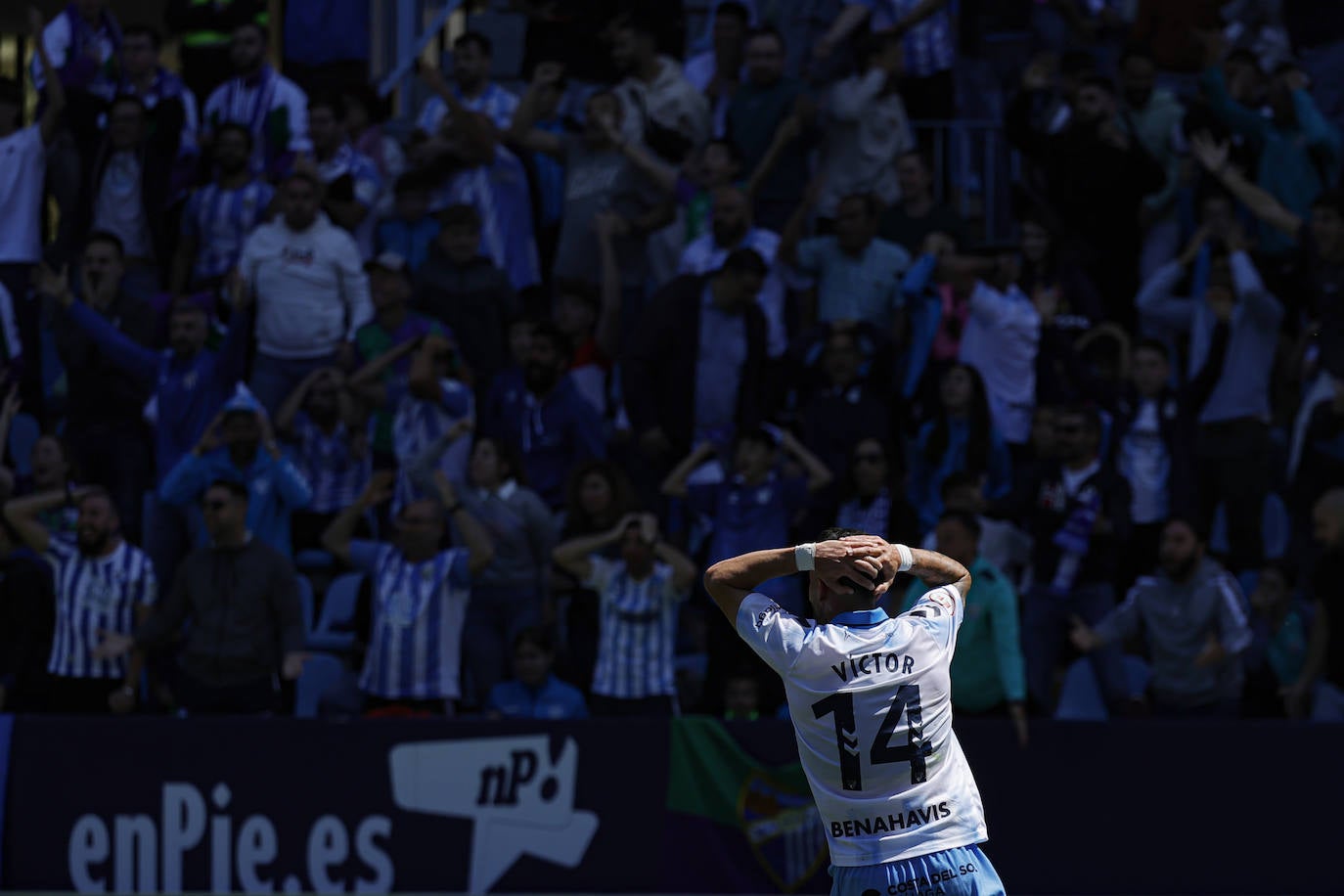 Las mejores fotos del Málaga-Murcia en La Rosaleda