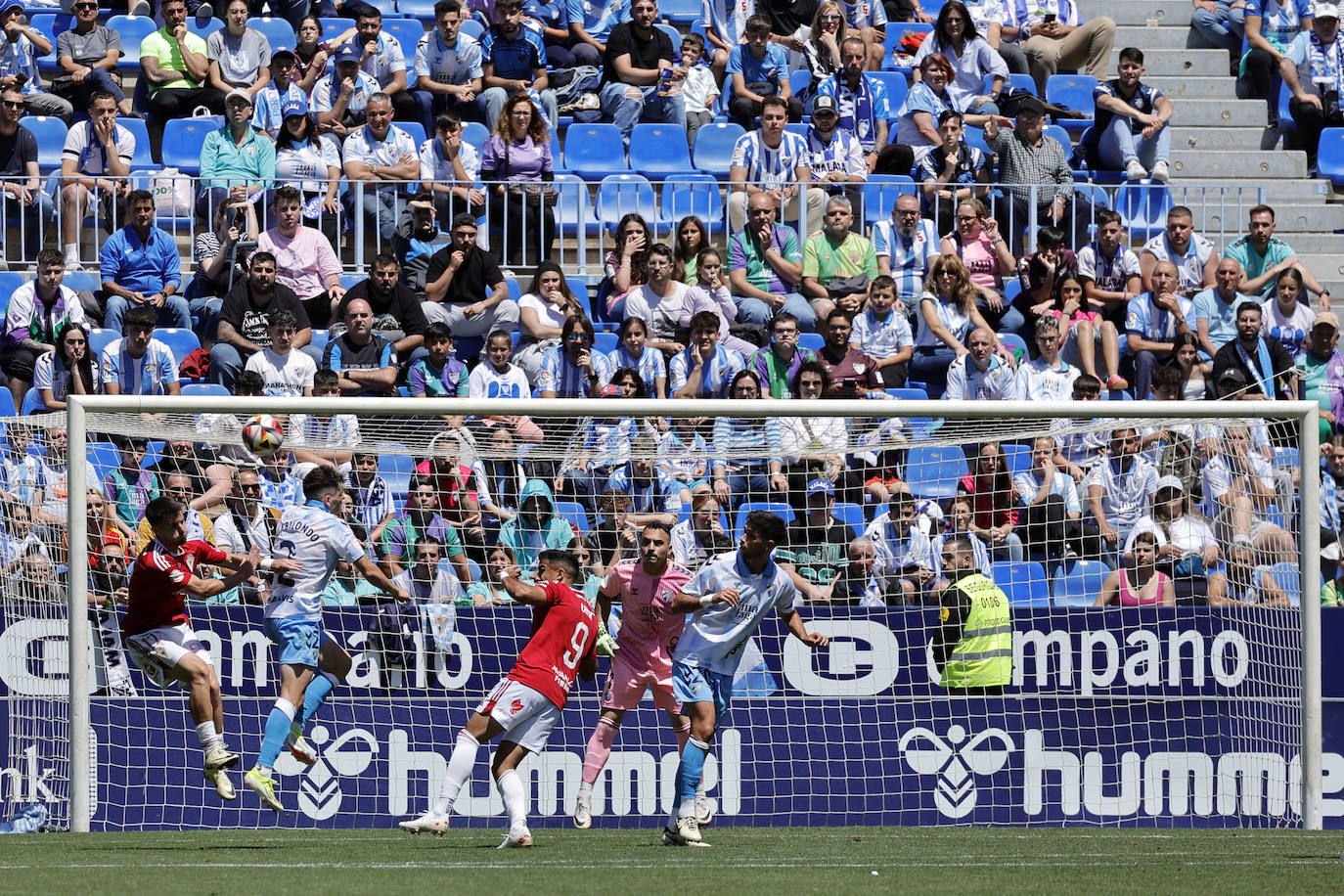 Las mejores fotos del Málaga-Murcia en La Rosaleda