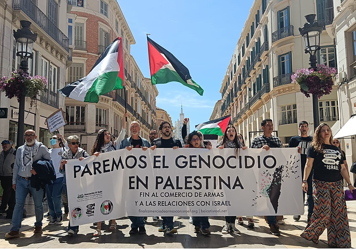 Málaga acoge una nueva manifestación contra el «genocidio» de Israel en ...