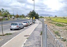 La zona ya ha sido vallada para el inicio de las obras en estos días.