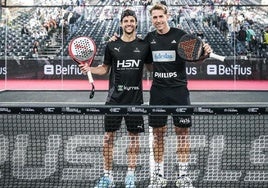 Álex Ruiz y Momo González debutan con victoria y se unen a los octavos de final de Bruselas