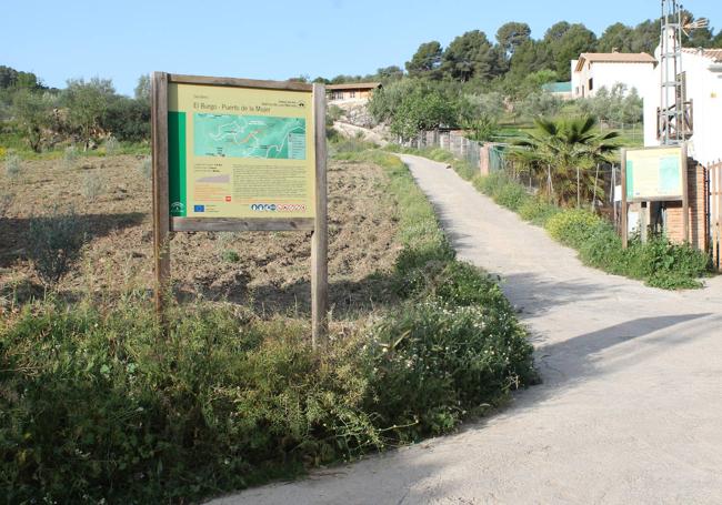 Lugar donde comienza oficialmente la ruta