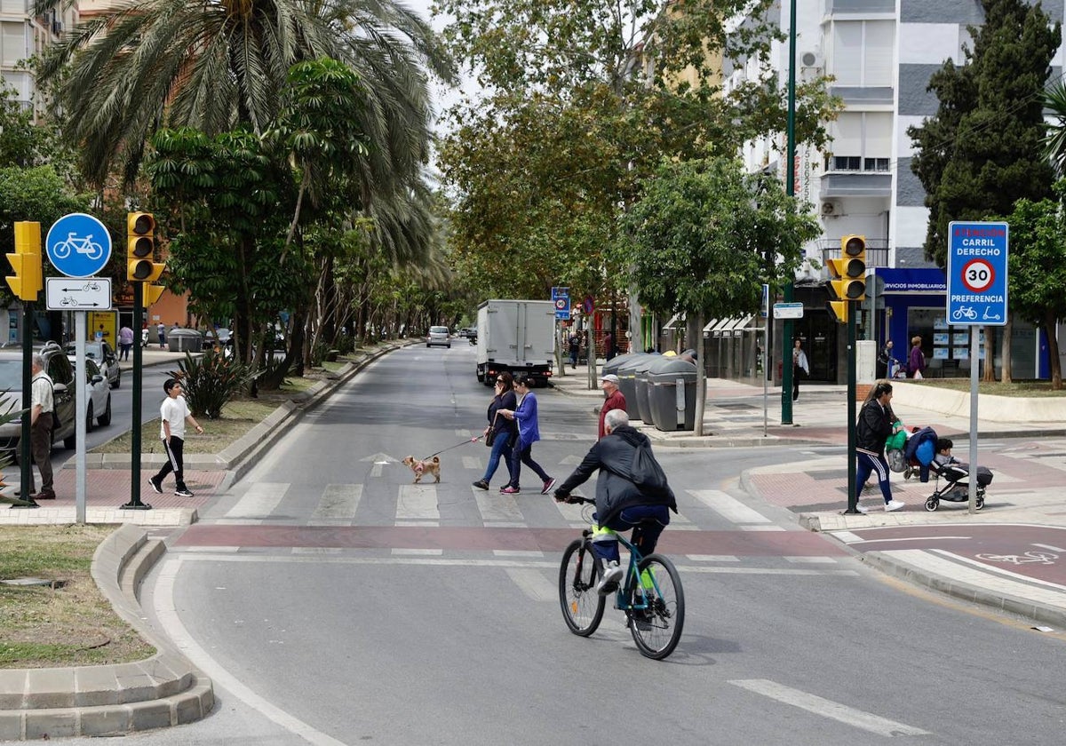 Imagen de la Avenida Ortega y Gasset tomada este mismo viernes.