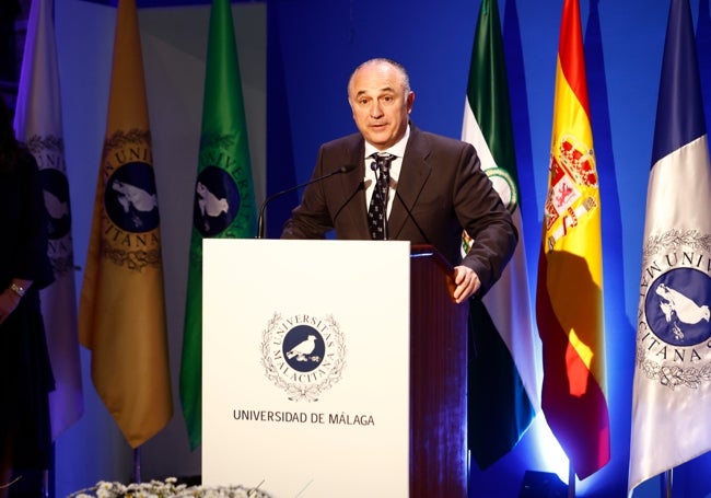 Juan Ignacio Zafra, durante su intervención.