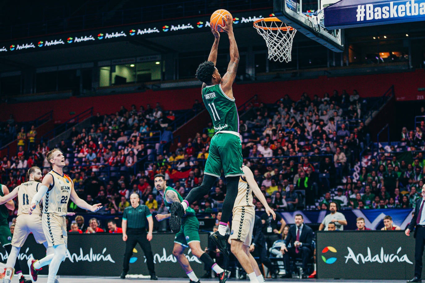 El UCAM Murcia-Unicaja de la Final Four, en imágenes