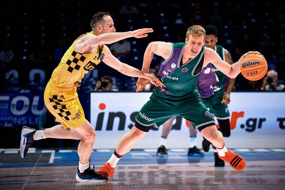 La final de la Basketball Champions League entre el Tenerife y el Unicaja, en imágenes