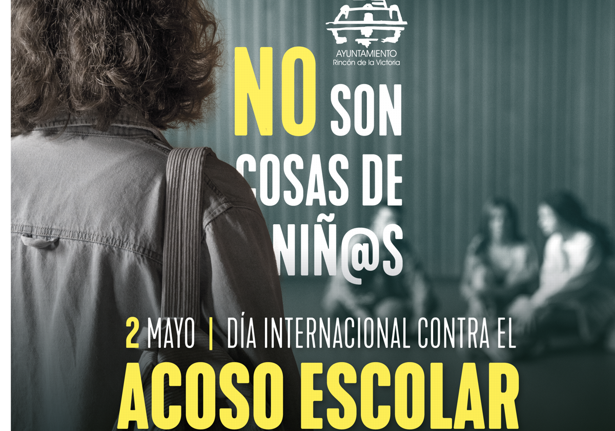 Cartel de la campaña contra el acoso escolar.