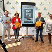 Acto de presentación de la fiesta gastronómica de Sayalonga, este martes en la Mancomunidad Oriental.