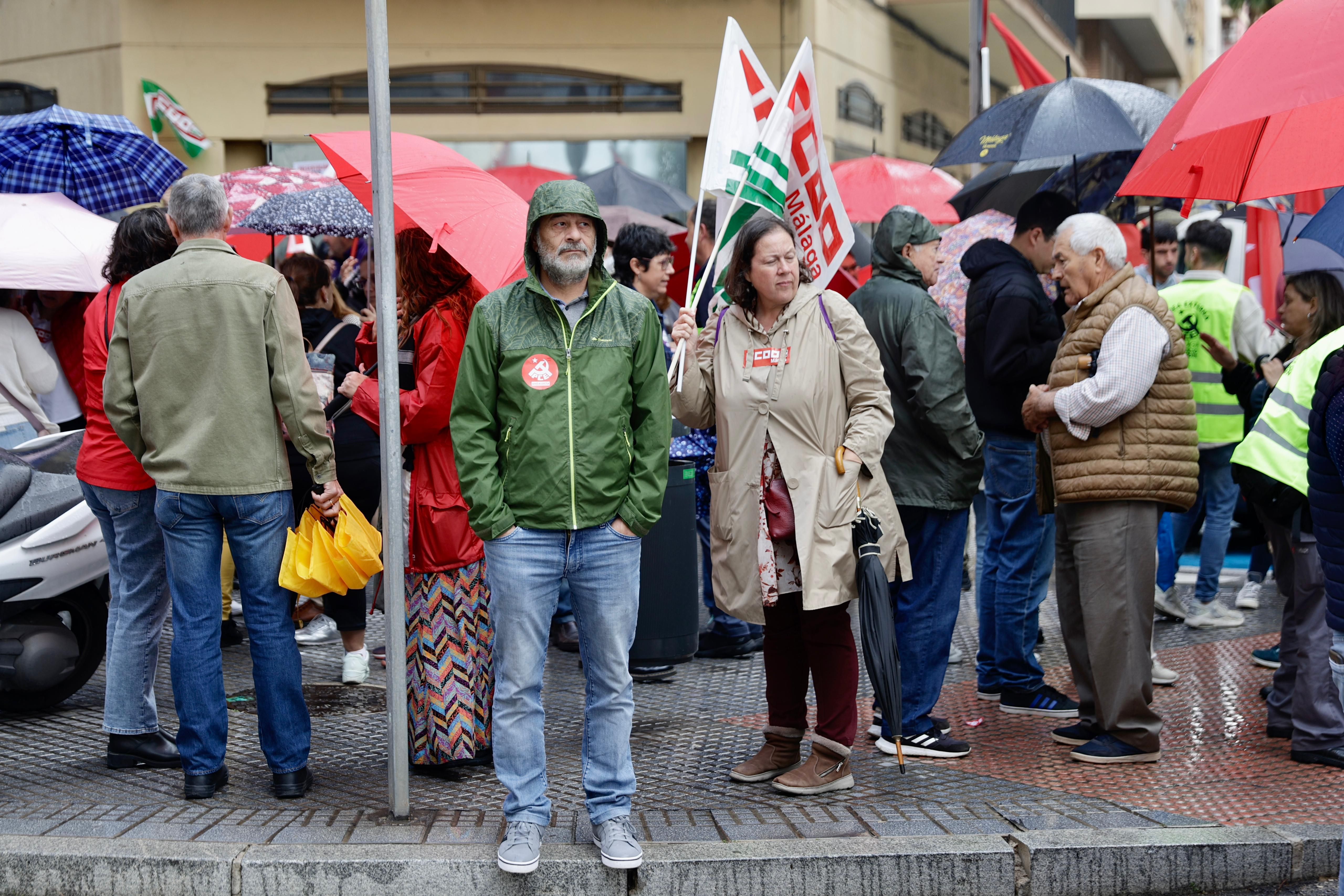 Así ha sido la manifestación del 1 de mayo en Málaga