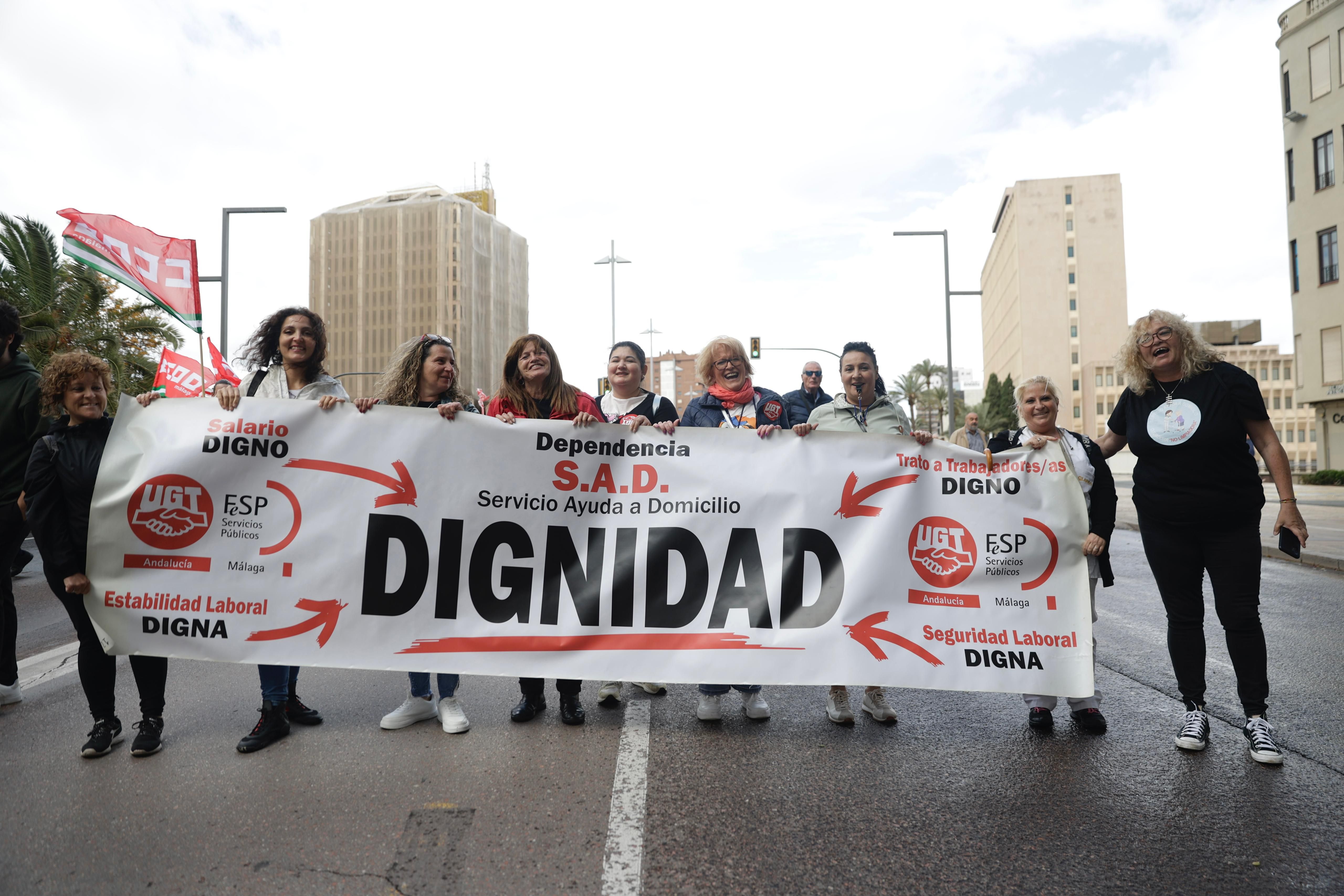 Así ha sido la manifestación del 1 de mayo en Málaga