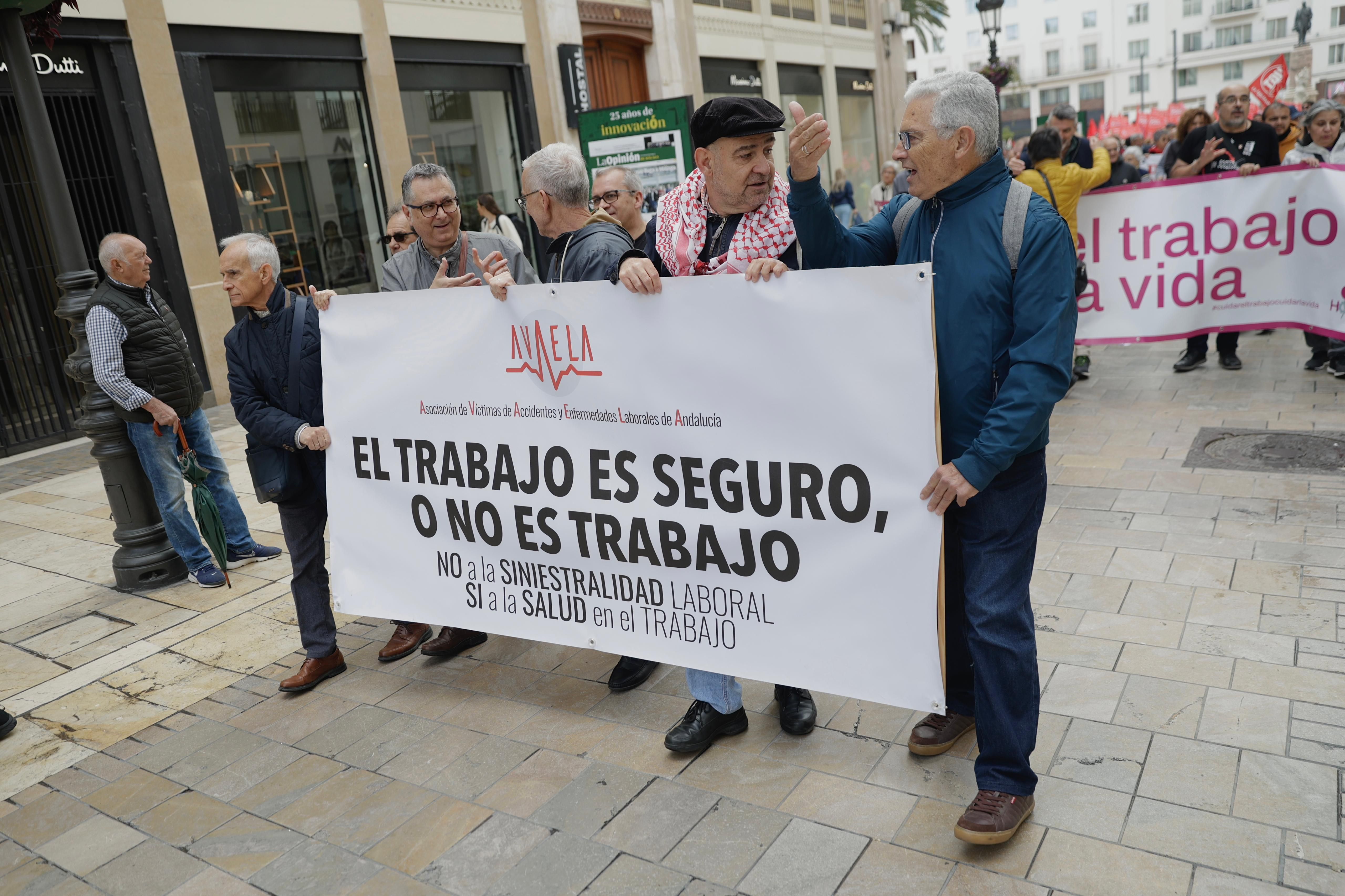 Así ha sido la manifestación del 1 de mayo en Málaga