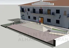 Infografía del futuro edificio del Ayuntamiento de Alhaurín el Grande.