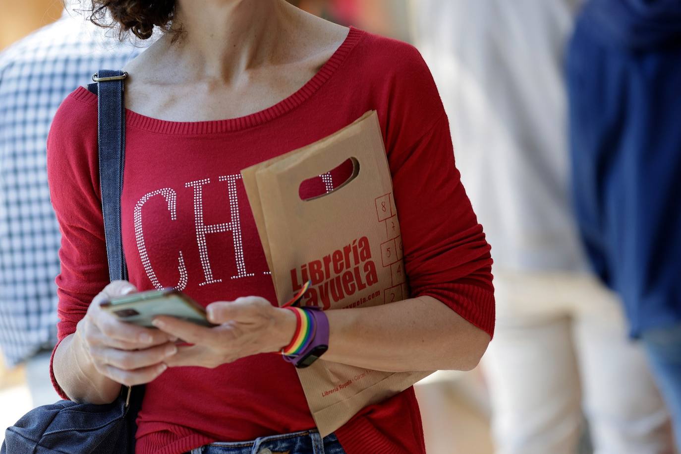 Jornada del sábado en la Feria del Libro de Málaga en el parque