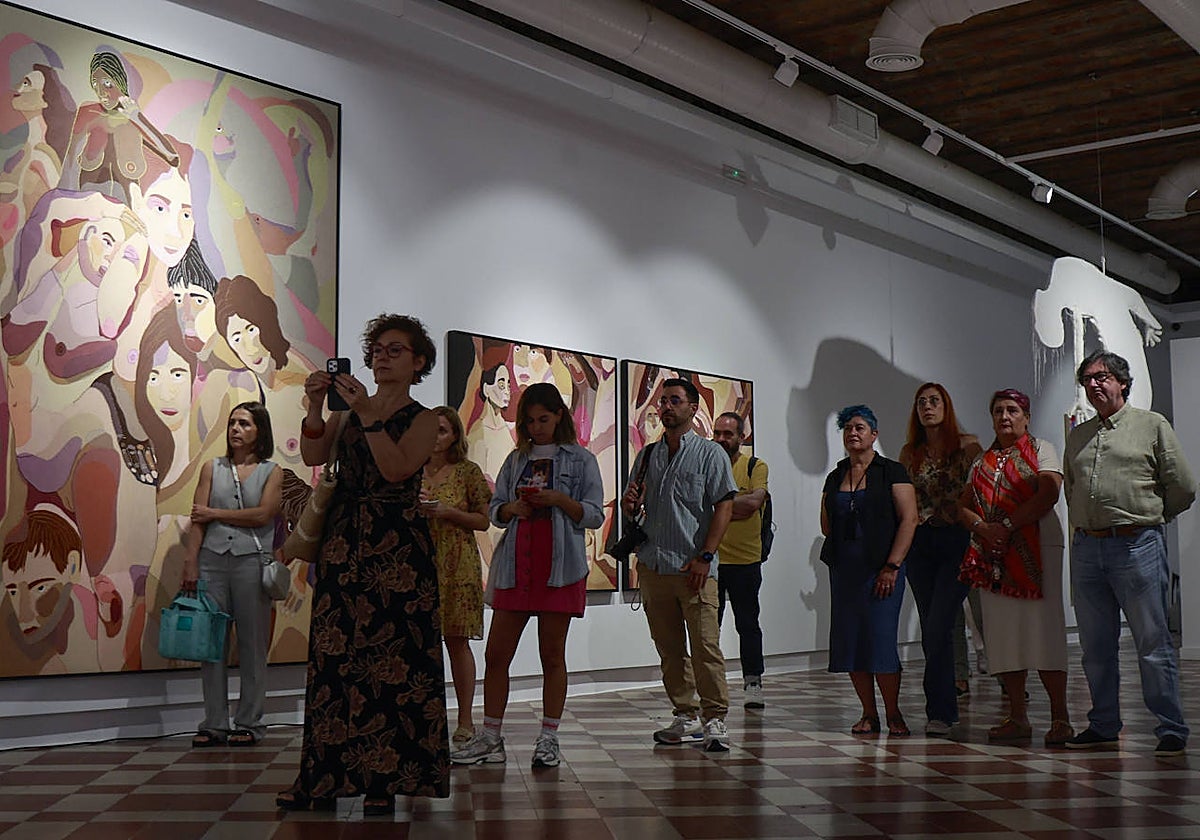 Una de las exposiciones de La Térmica, centro contemporáneo.