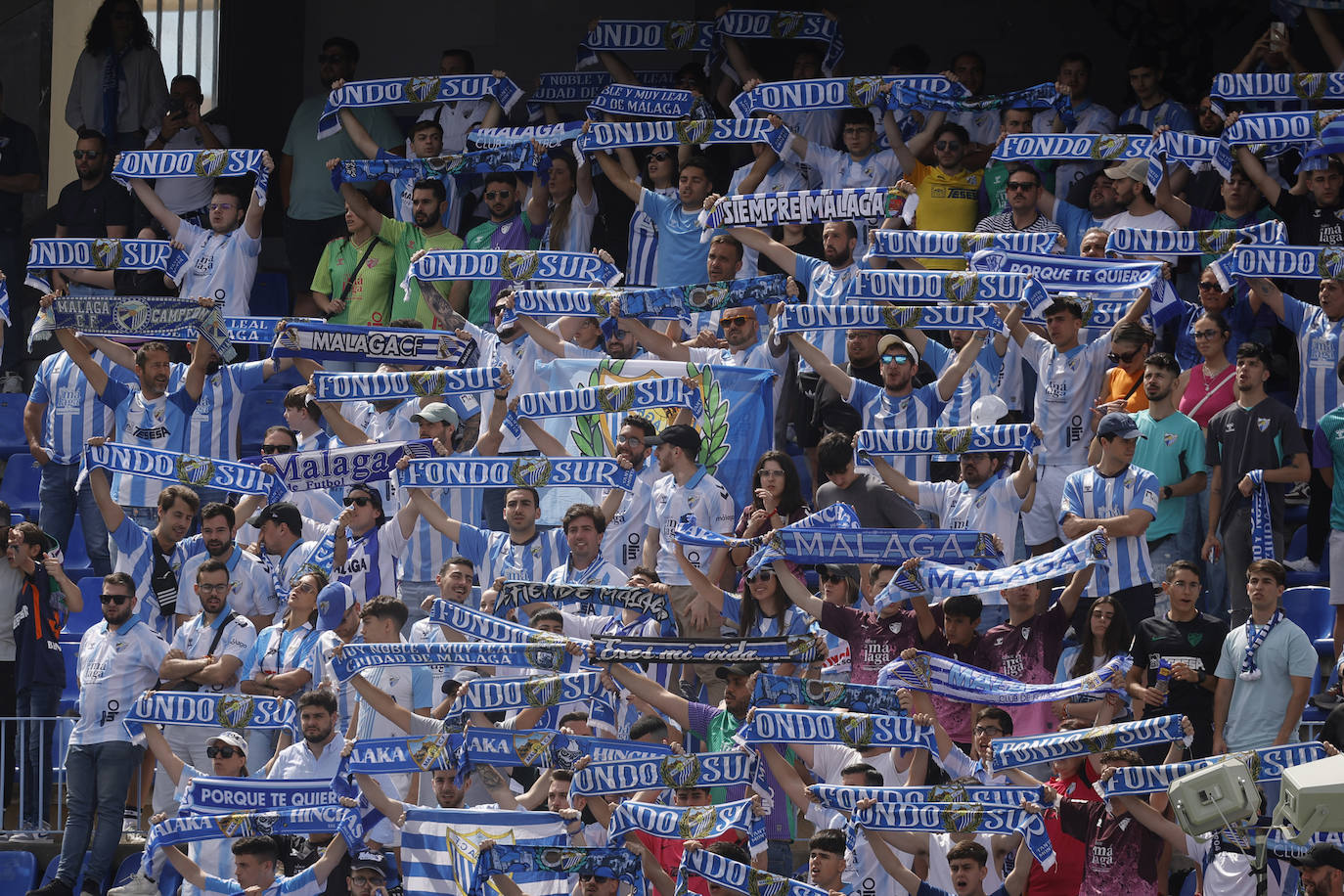 El Málaga-Mérida, en imágenes