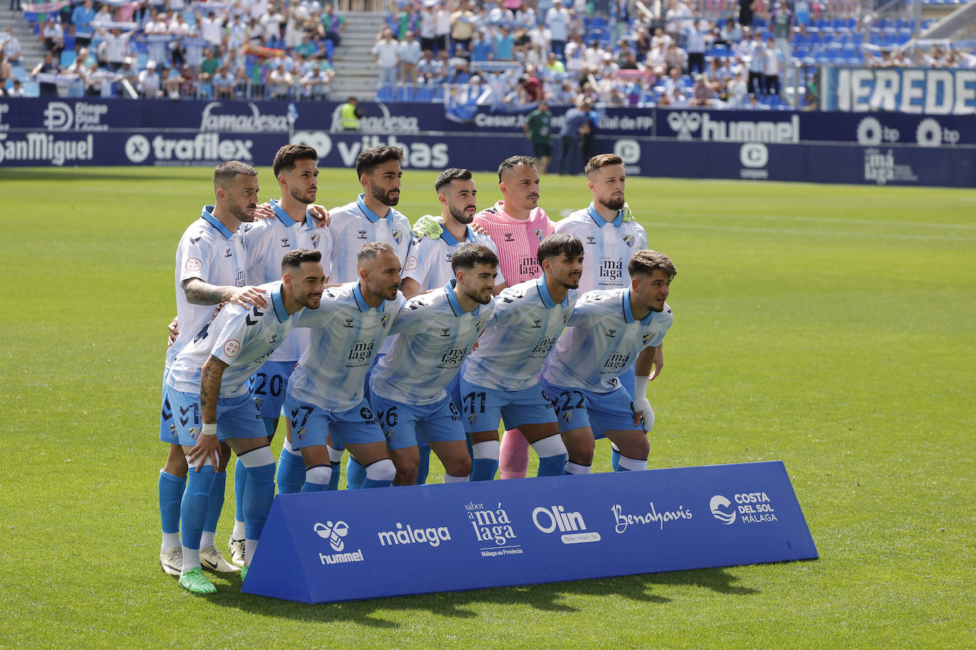 El Málaga-Mérida, en imágenes