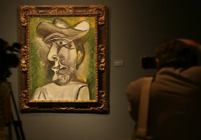 'Buste', obra de Picasso que forma parte de la Colección Abelló y que se exhibió en la Casa Natal en 2008.