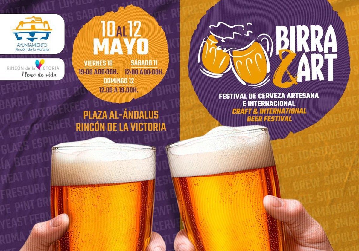 Cartel del certamen dedicado a la cerveza.