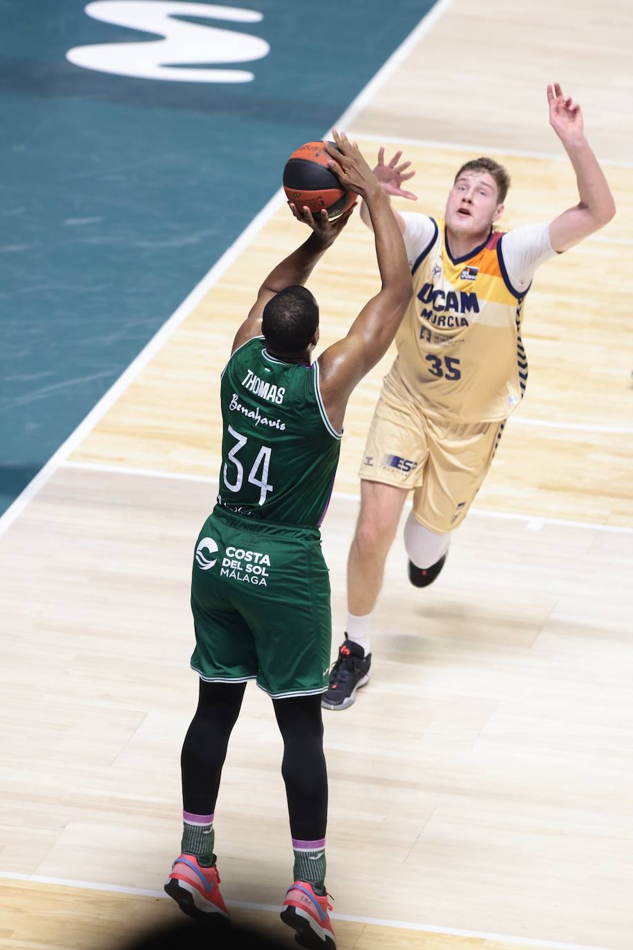 El Unicaja- UCAM Murcia, en imágenes