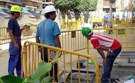 La construcción es uno de los sectores que más empleados foráneos ocupa.