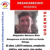 Activan un dispositivo para localizar a un joven de 25 años desaparecido en Ronda