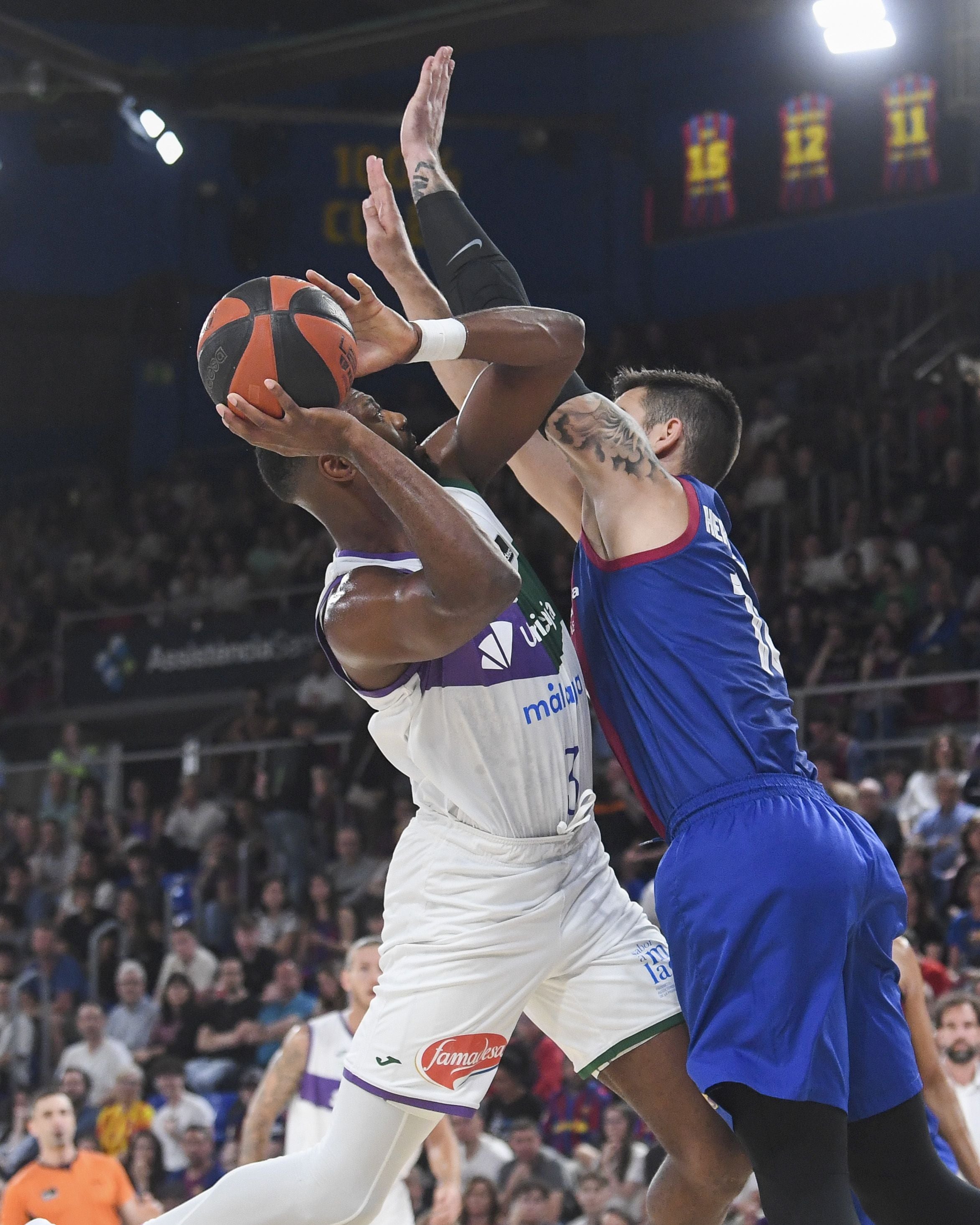 El Barcelona-Unicaja, en imágenes