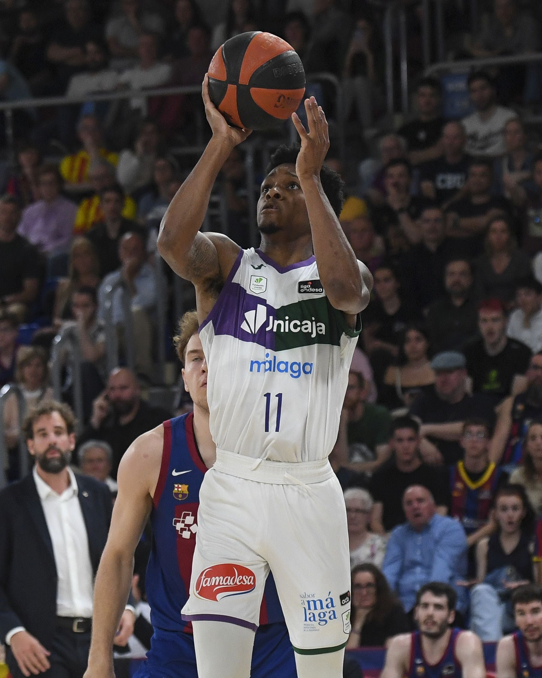 El Barcelona-Unicaja, en imágenes