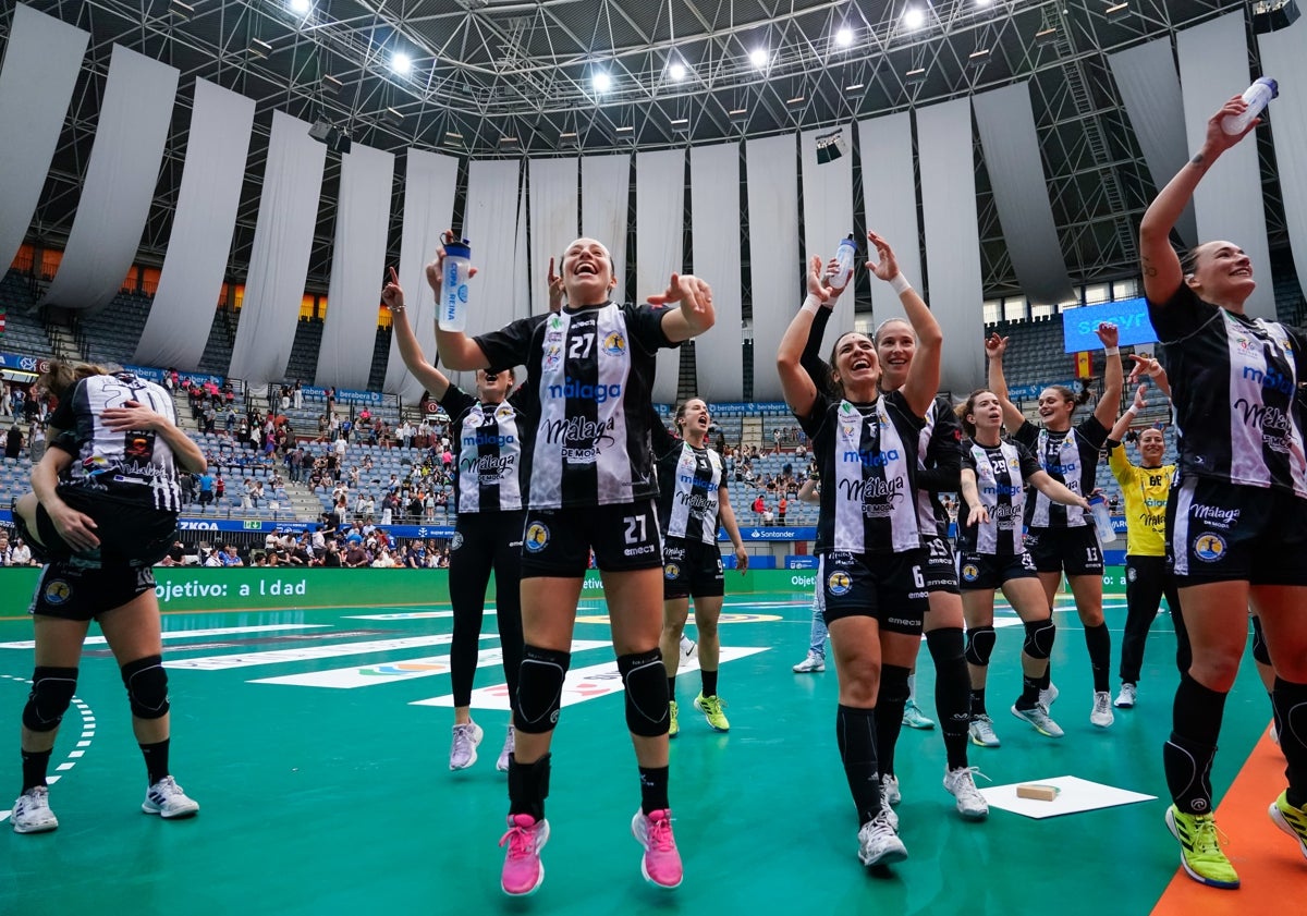 Imagen principal - Un épico Costa del Sol logra el pase a las semifinales de la Copa de la Reina en la muerte súbita