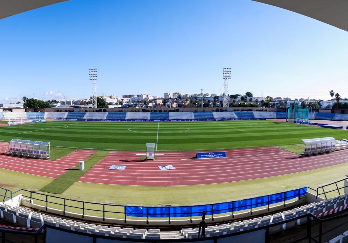 Panorámica del estadio Iberoamericano 2010 donde juega como local el San Fernando.