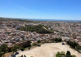 Vista panorámica del casco urbano veleño desde La Fortaleza.