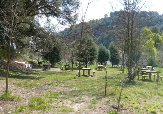 Área recreativa de la Fuensanta, en El Burgo.